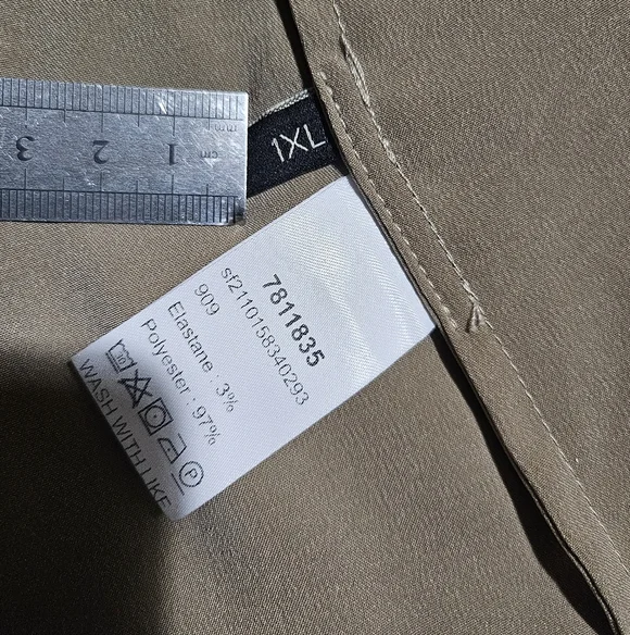 MOTF Gold Cap Sleeve Tank Blouse XL - Picture 7 of 8